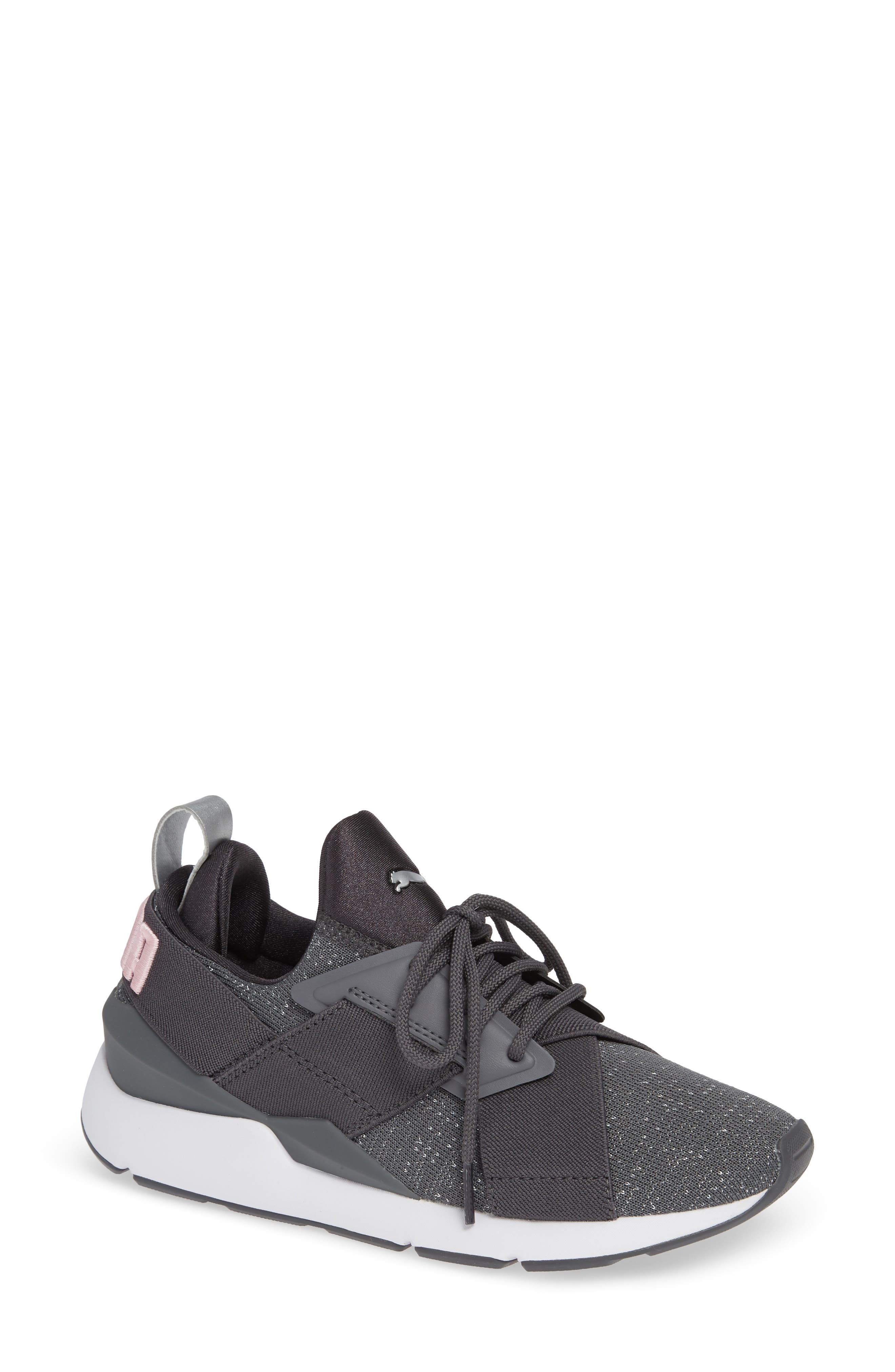 Muse Knit Sneaker, Main, color, IRON GATE