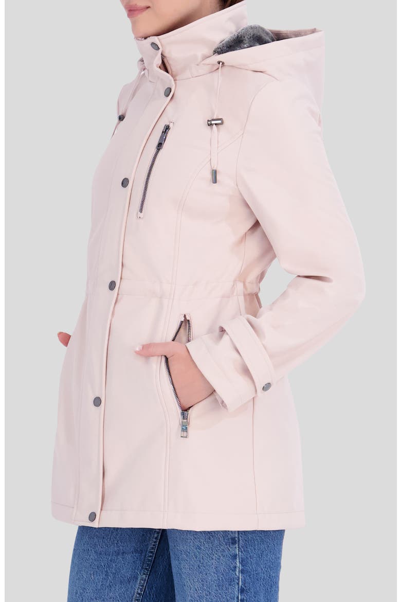 Water Resistant Softshell Jacket, Alternate, color, PINK SAND