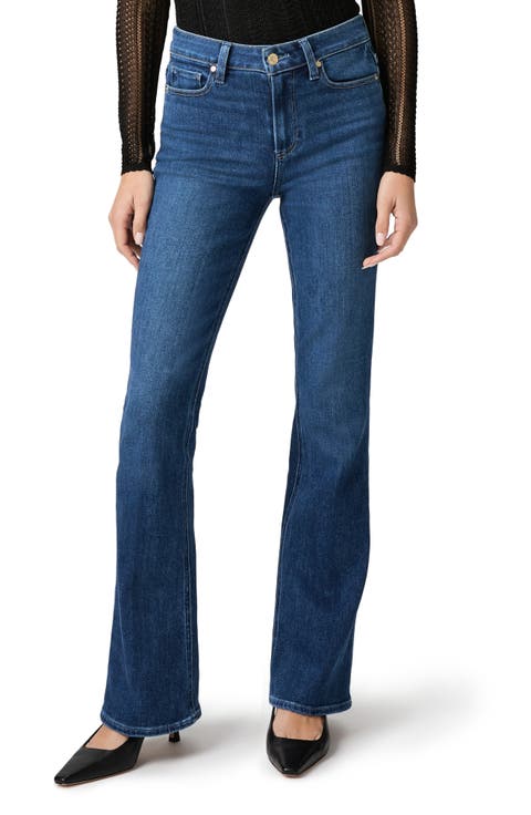 Laurel Canyon High Waist Bootcut Jeans (Aerial)