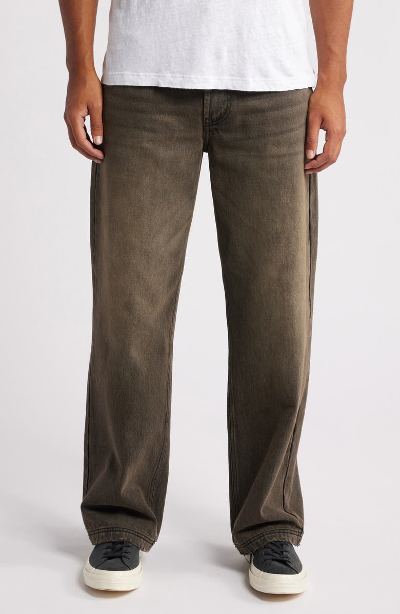 Elwood Straight Leg Jeans, Main, color, Worn Out Wash