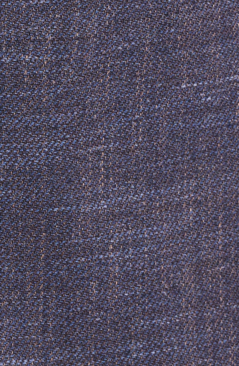 Jack Victor Midland Contemporary Fit Blue Mélange Wool & Silk Blend Sport Coat, Alternate, color, Mid Blue