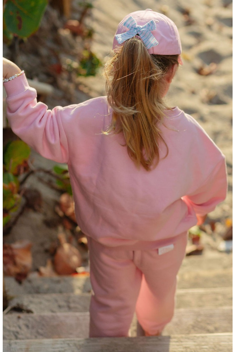 Big Sis Sweatshirt, Alternate, color, Pink/White