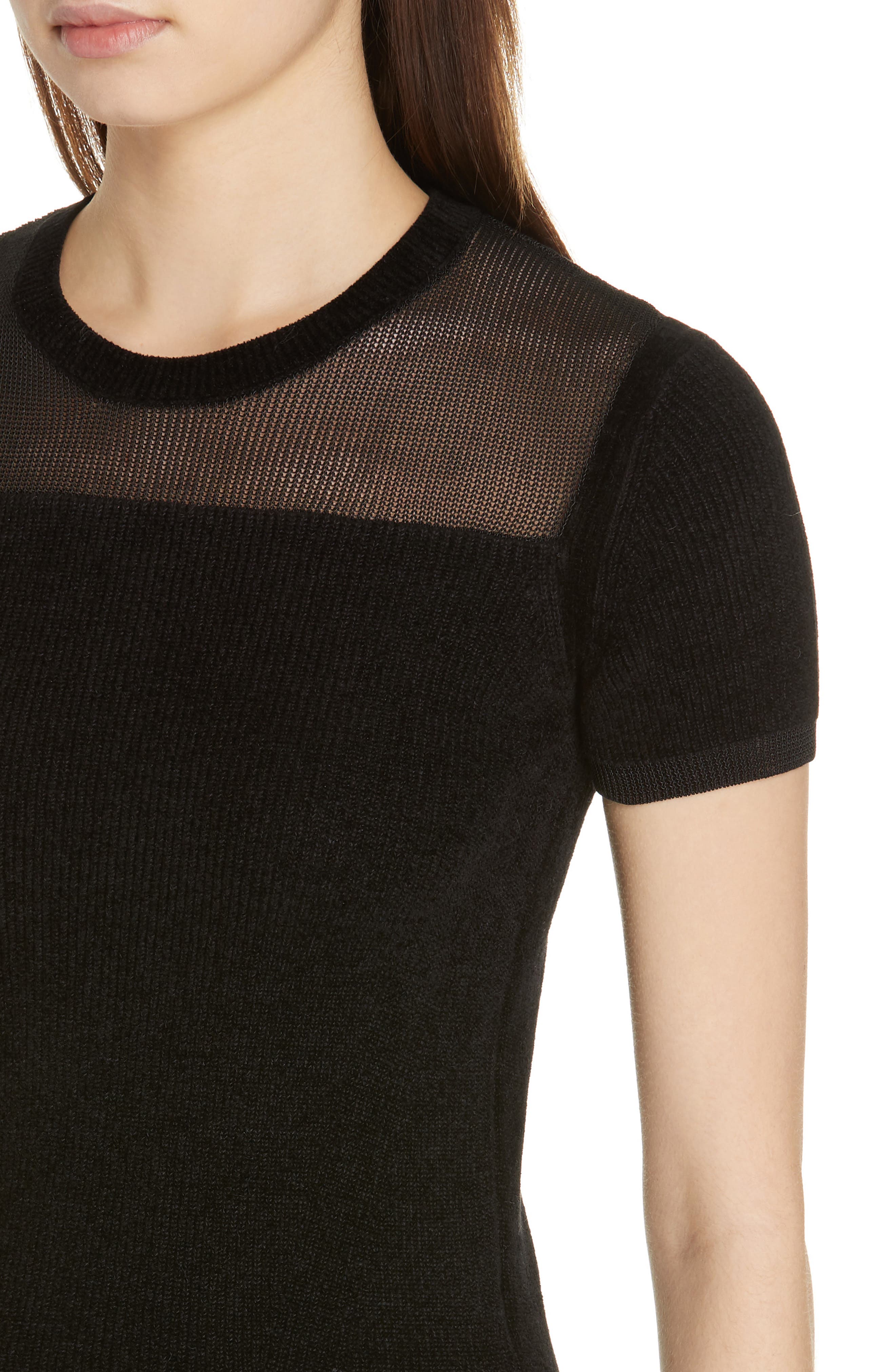 rag & bone Verity Sheer Yoke Top (Women) | Nordstrom