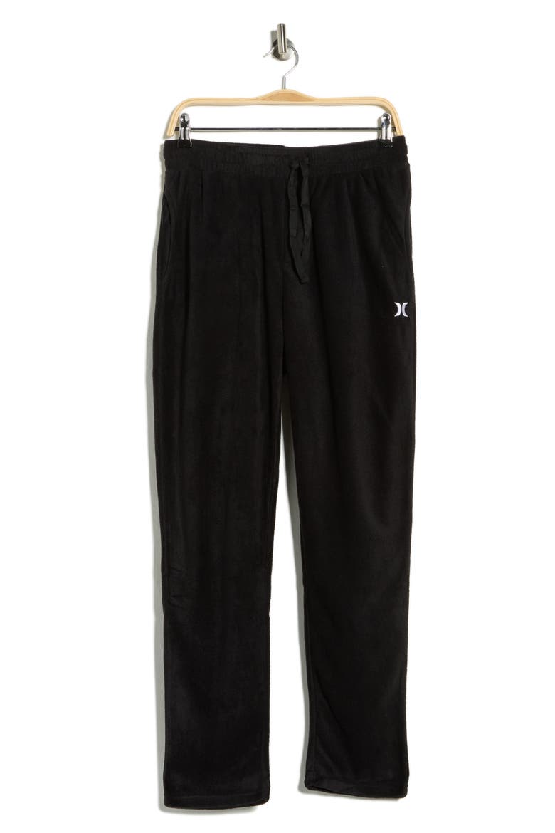 Fleece Pants, Alternate, color, BLACK