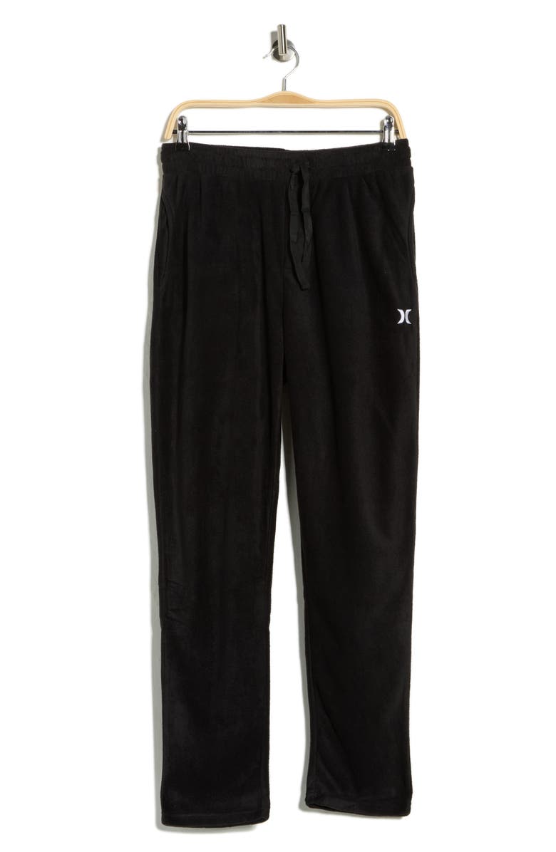Hurley Fleece Pants, Alternate, color, Black