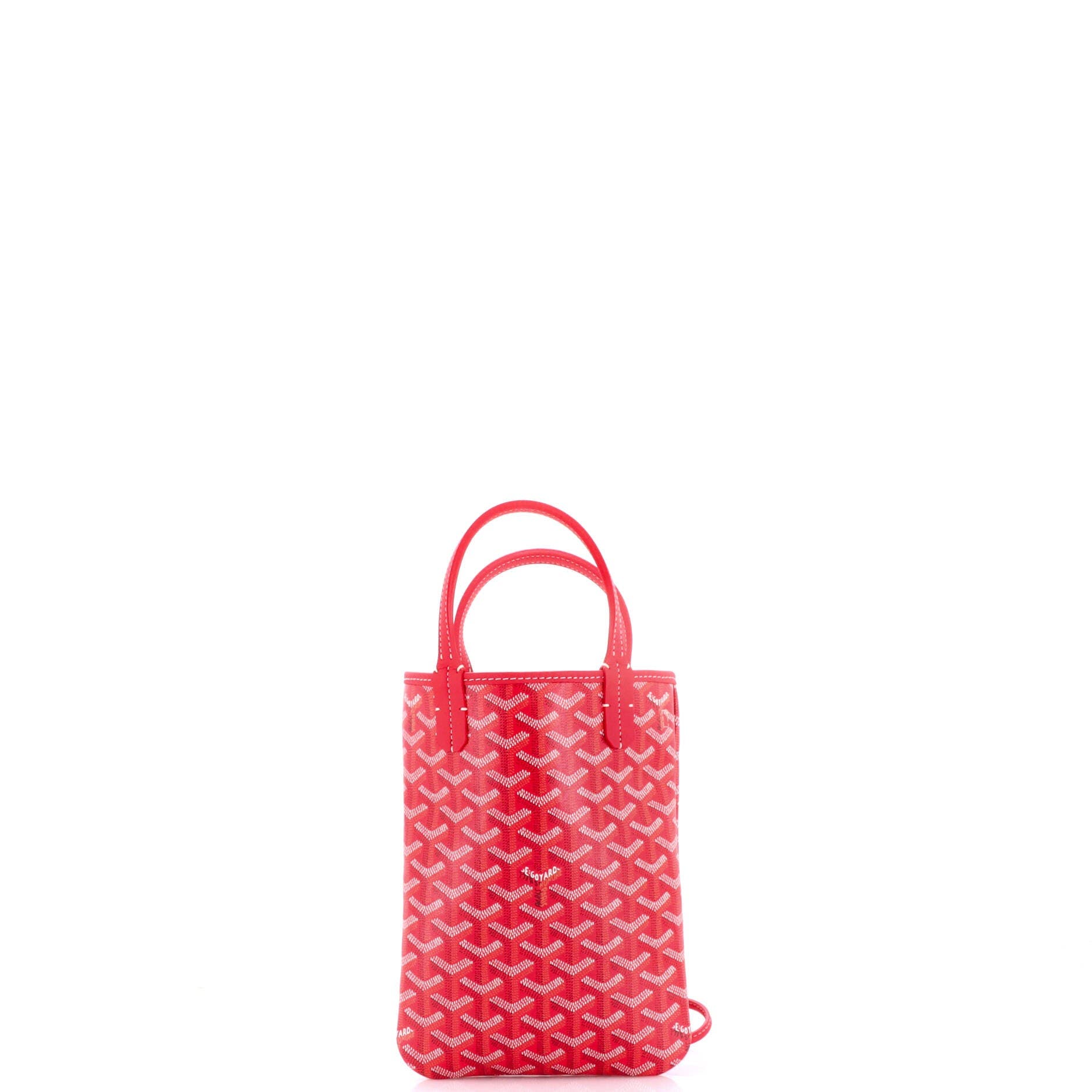 Poitiers Tote Printed Coated Canvas and Printed Canvas Mini, Alternate, color, Red