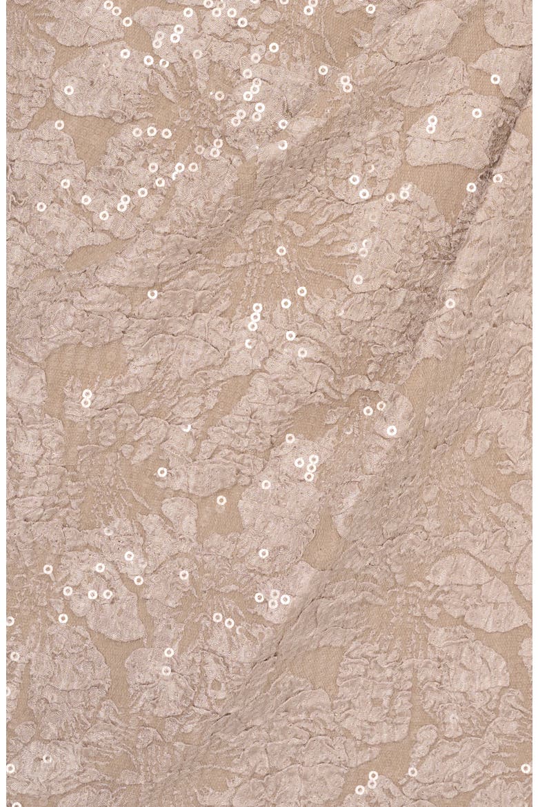 One Shoulder Sequin Jacquard Gown, Alternate, color, MARBLE