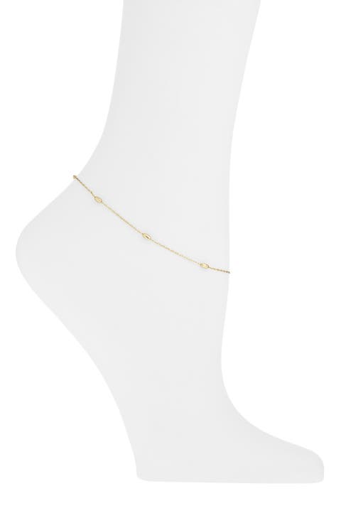 Bead Station Chain Anklet