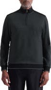 Bugatchi Mélange Quarter Zip Top