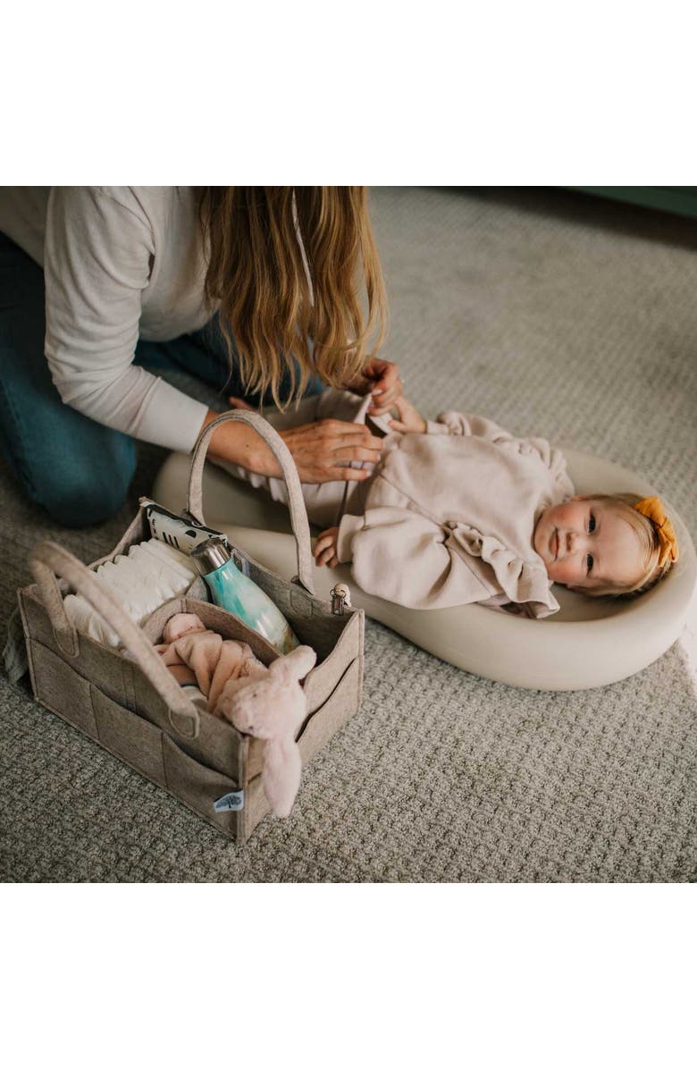 Parker Baby Co. Diaper Caddy, Alternate, color, Gray