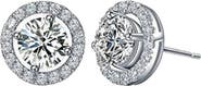 Hollywood Sensation Hope Stud Earrings Earrings- Cubic Zirconia Stud Earrings