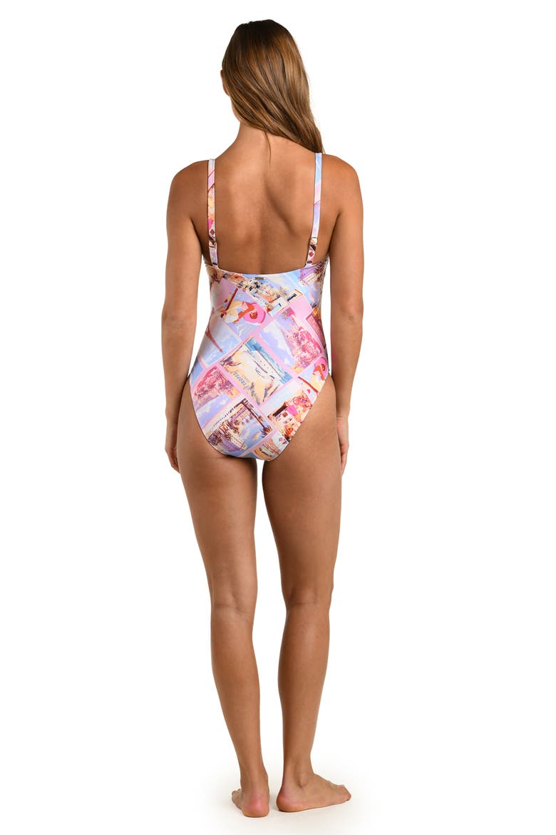 Remi Print One-Piece Swimsuit, Alternate, color, PINK MULTI