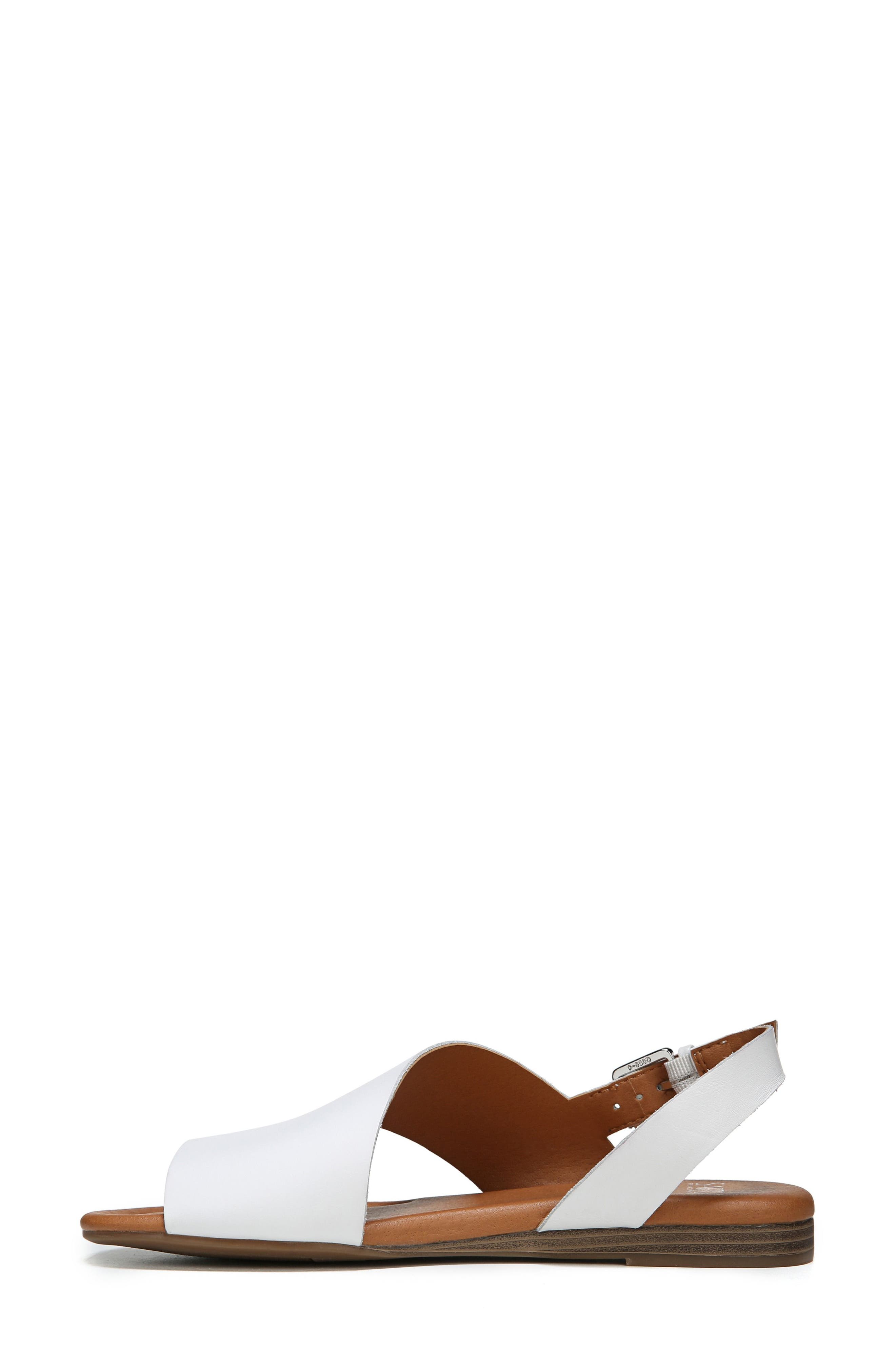 Garza Slingback Sandal, Alternate, color, WHITE LEATHER