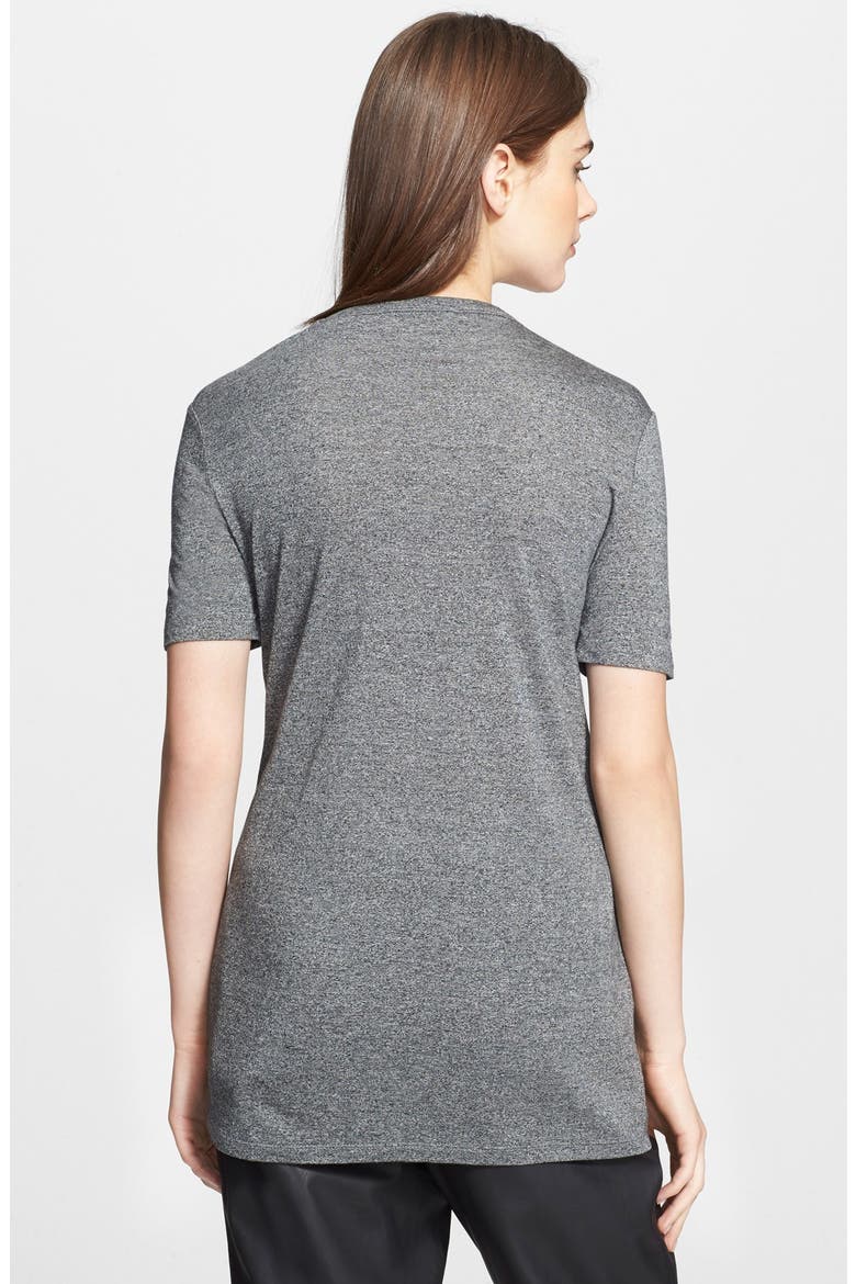 T by Alexander Wang Classic Tee, Alternate, color, CHARCOAL