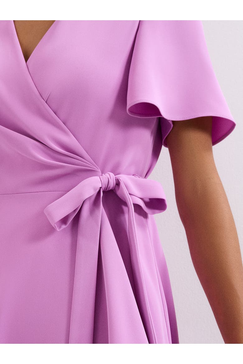 Julissa Wrap Midi Dress, Alternate, color, Lilac