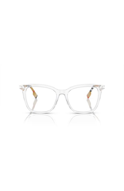 Burberry 52mm Square Optical Glasses In White