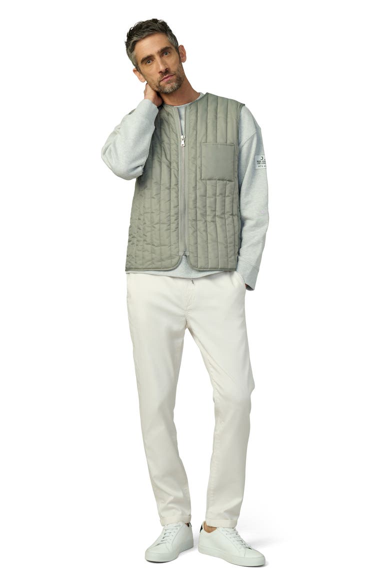 Rory Water Resistant Quilted Vest, Alternate, color, DRIED SAGE