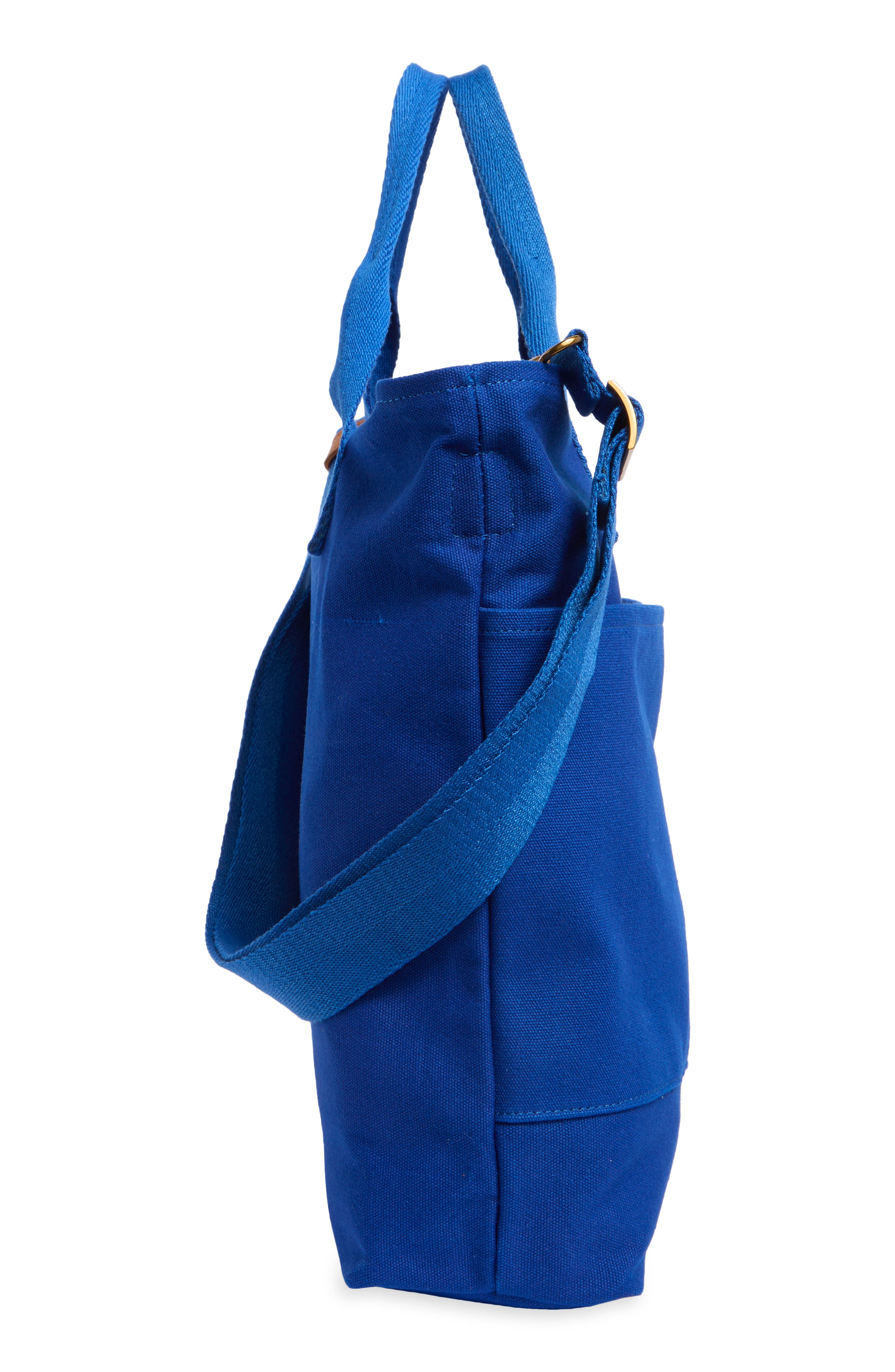 Kylee Canvas Tote Bag, Alternate, color, NATURAL/ ROYAL
