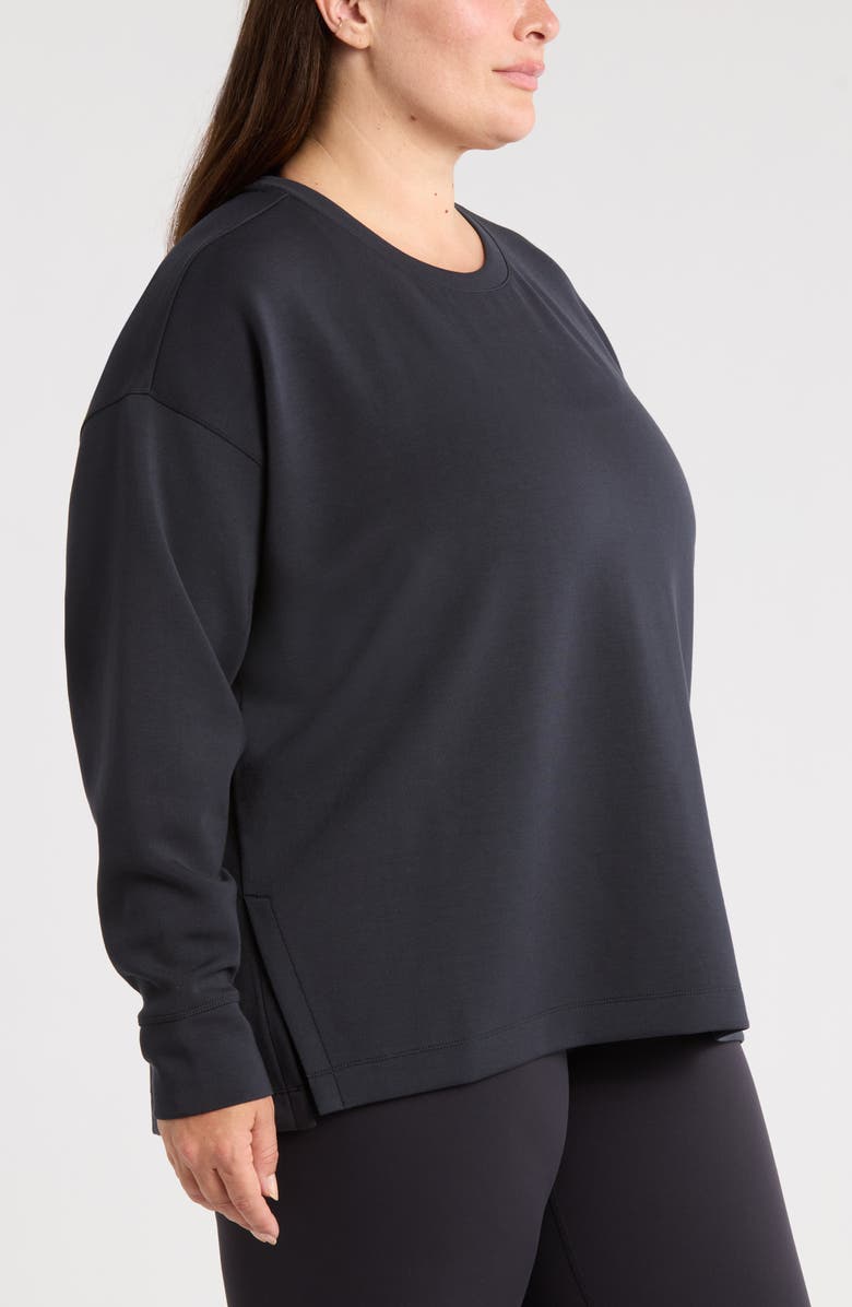 Zella Ultrasoft Tunic, Alternate, color, Black