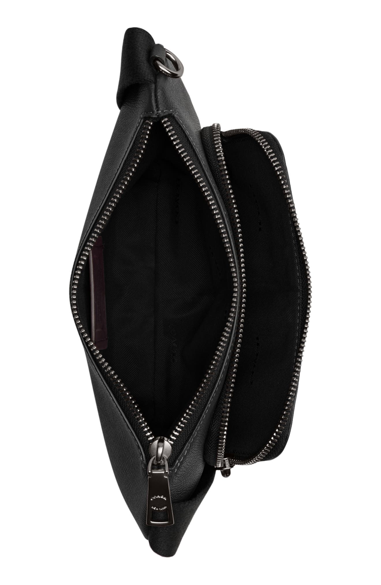 COACH Crossgrain Leather Belt Bag, Alternate, color, 