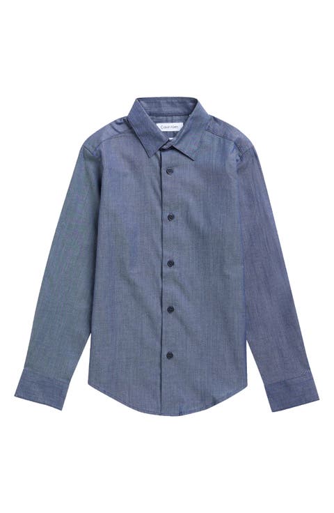 Kids' Stretch Chambray Twill Shirt