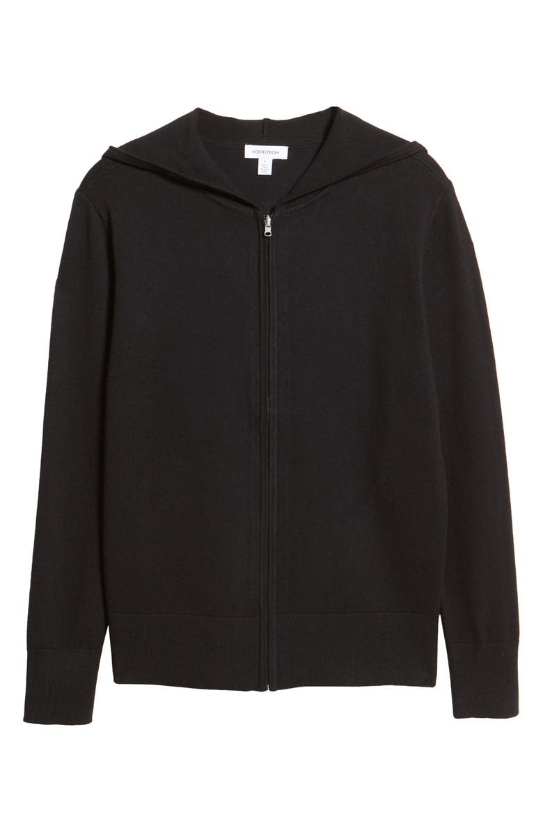 Nordstrom Zip Sweater Hoodie, Alternate, color, 
