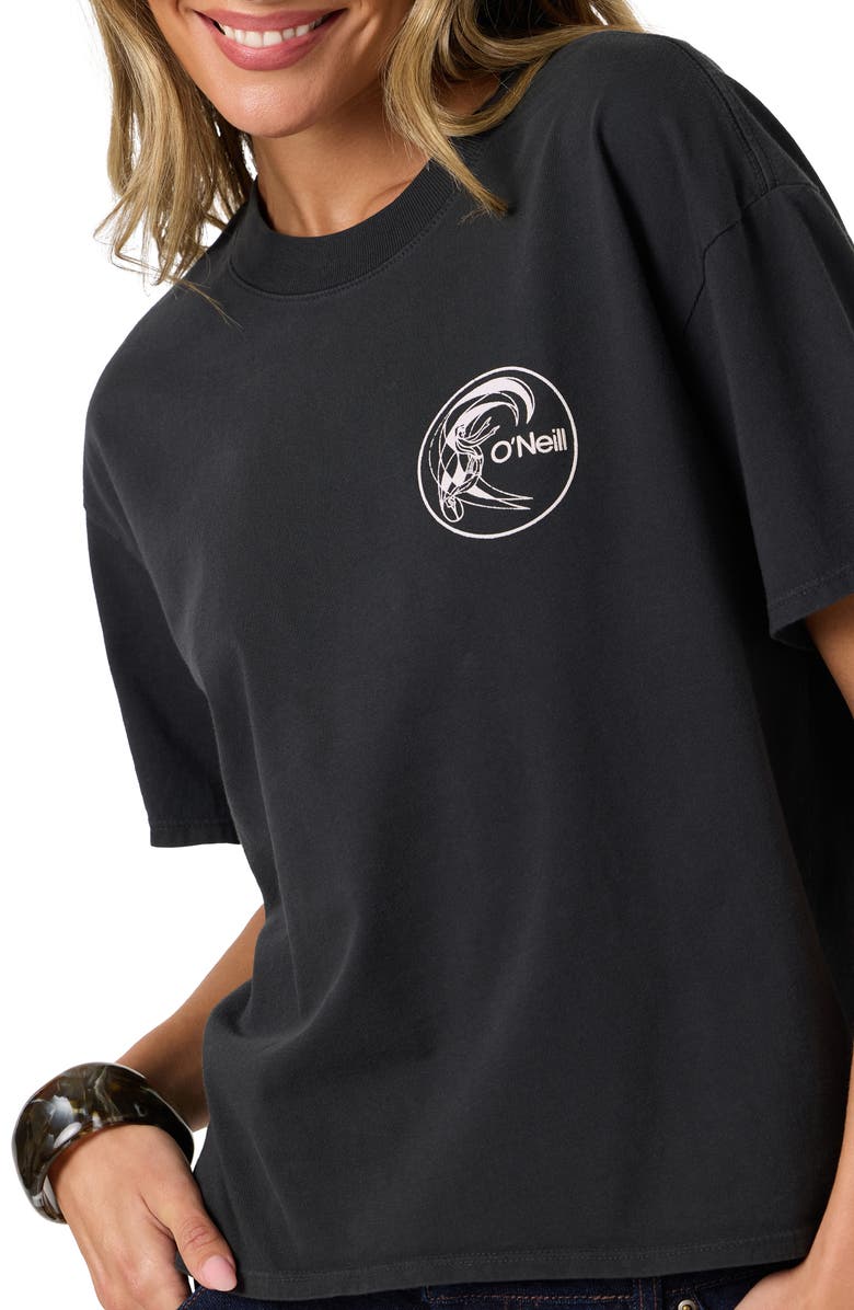O'Neill OG Salty Circle Surfer Graphic T-Shirt, Alternate, color, Phantom