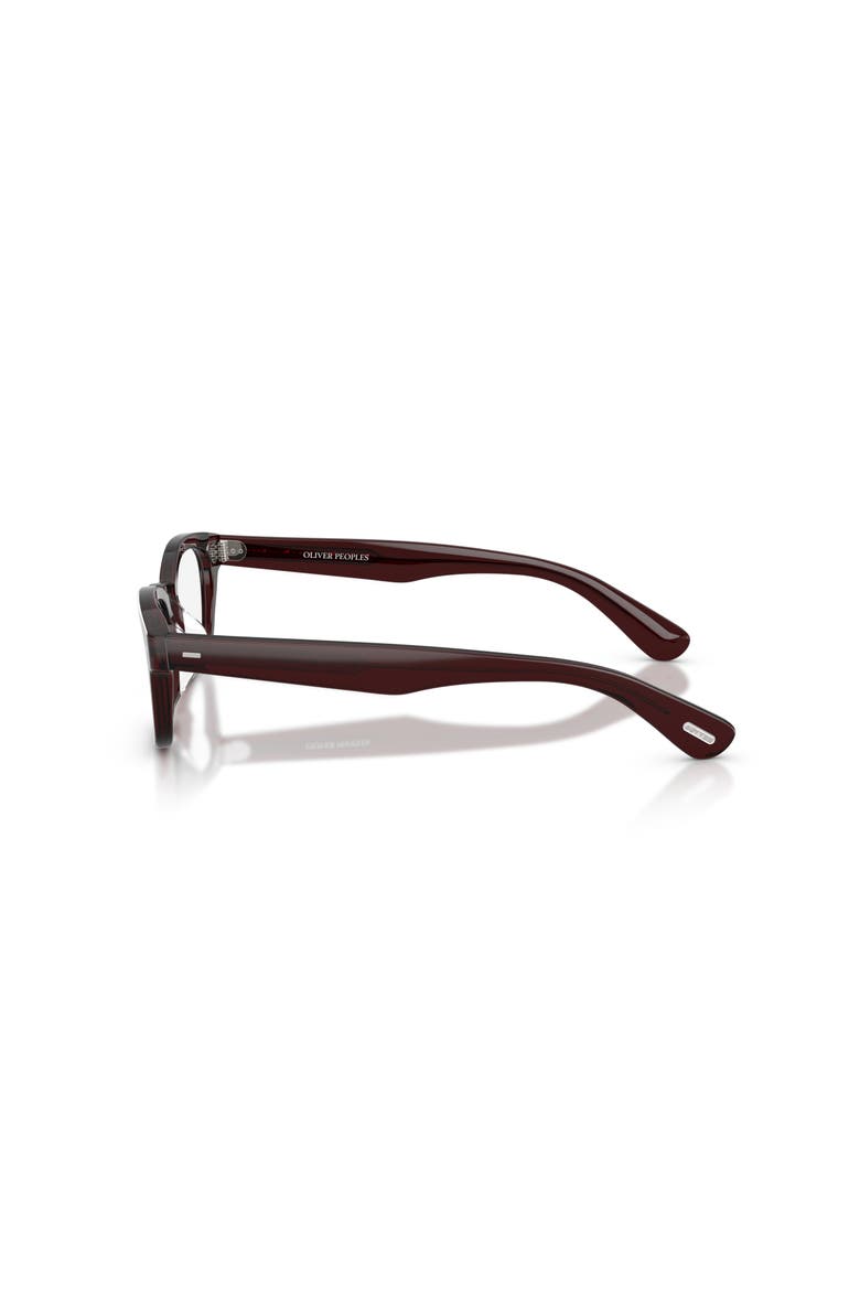 49mm Rectangle optical glasses, Alternate, color, Dark Brown