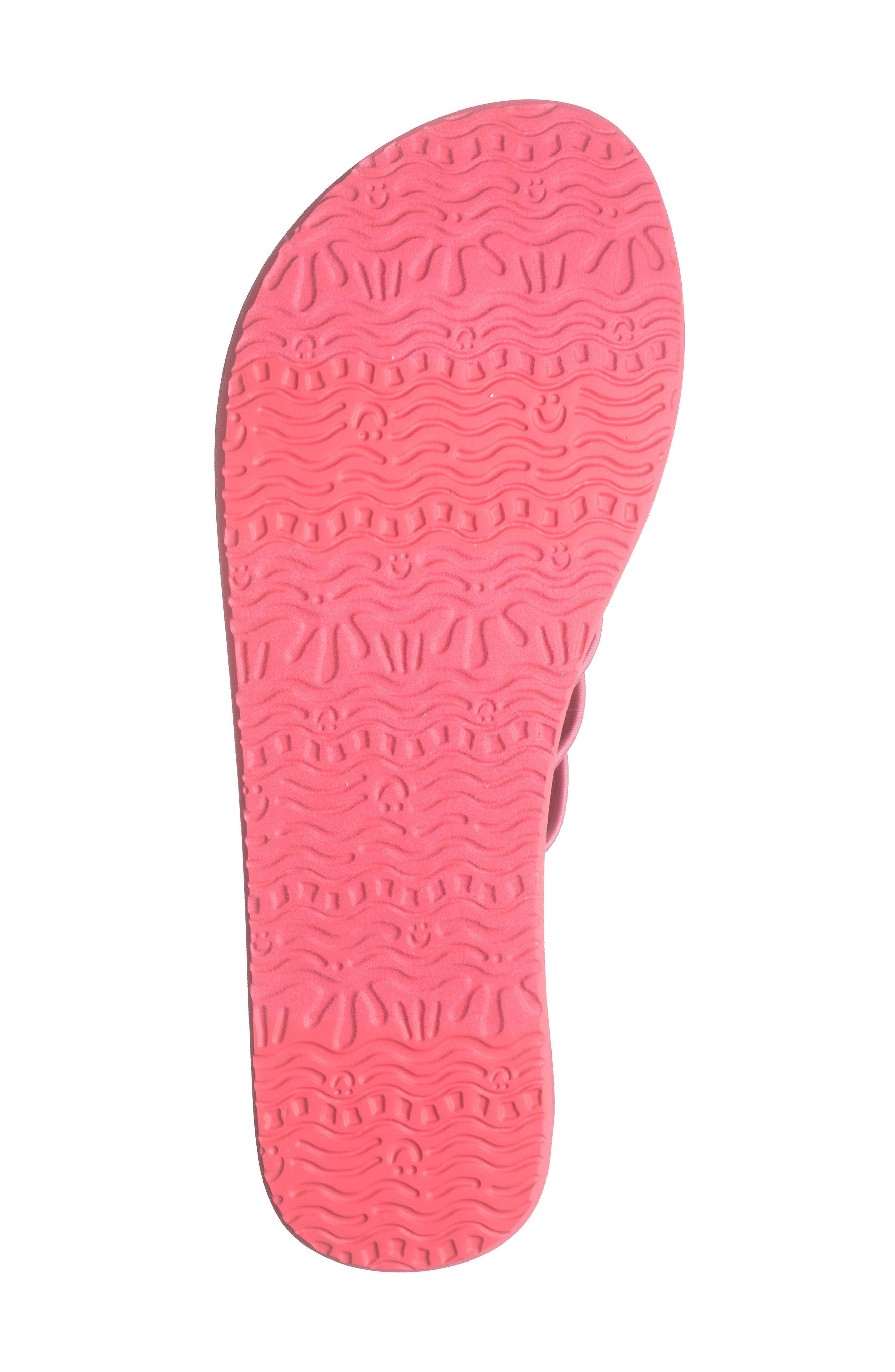 Yoga Sandy II Flip Flop, Alternate, color, SUGAR CORAL