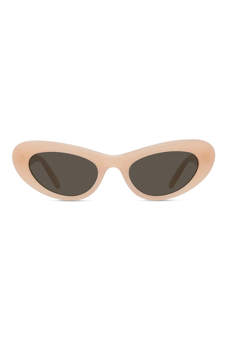 Slim 54mm Cat Eye Sunglasses, Main, color, PNKO/BRN