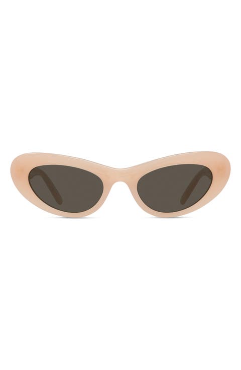 Slim 54mm Cat Eye Sunglasses