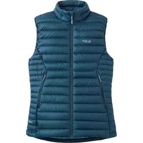 Rab Microlight Down Vest In Blue