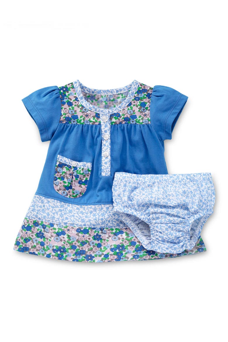 'Hotchpotch' Dress Set, Main, color, CORNFLOWER/ BLOSSOM/ SPRING