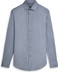 Bugatchi James OoohCotton® Mandala Print Button-Up Shirt