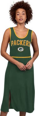 G-III 4HER BY CARL BANKS Women's G-III 4Her by Carl Banks Green Green Bay Packers Center Field Maxi Dress