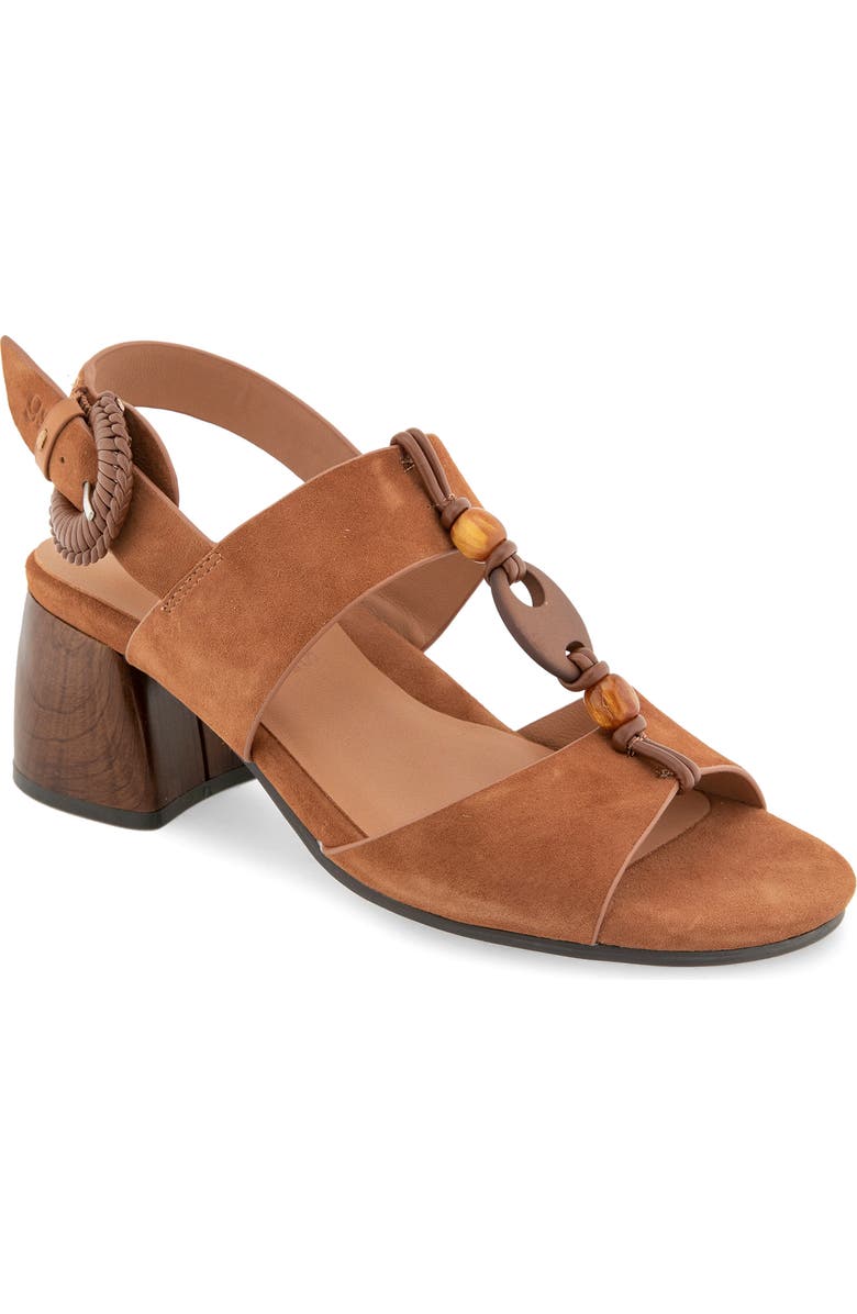 Gentle Souls Miracle Slingback Sandal, Main, color, Luggage Suede