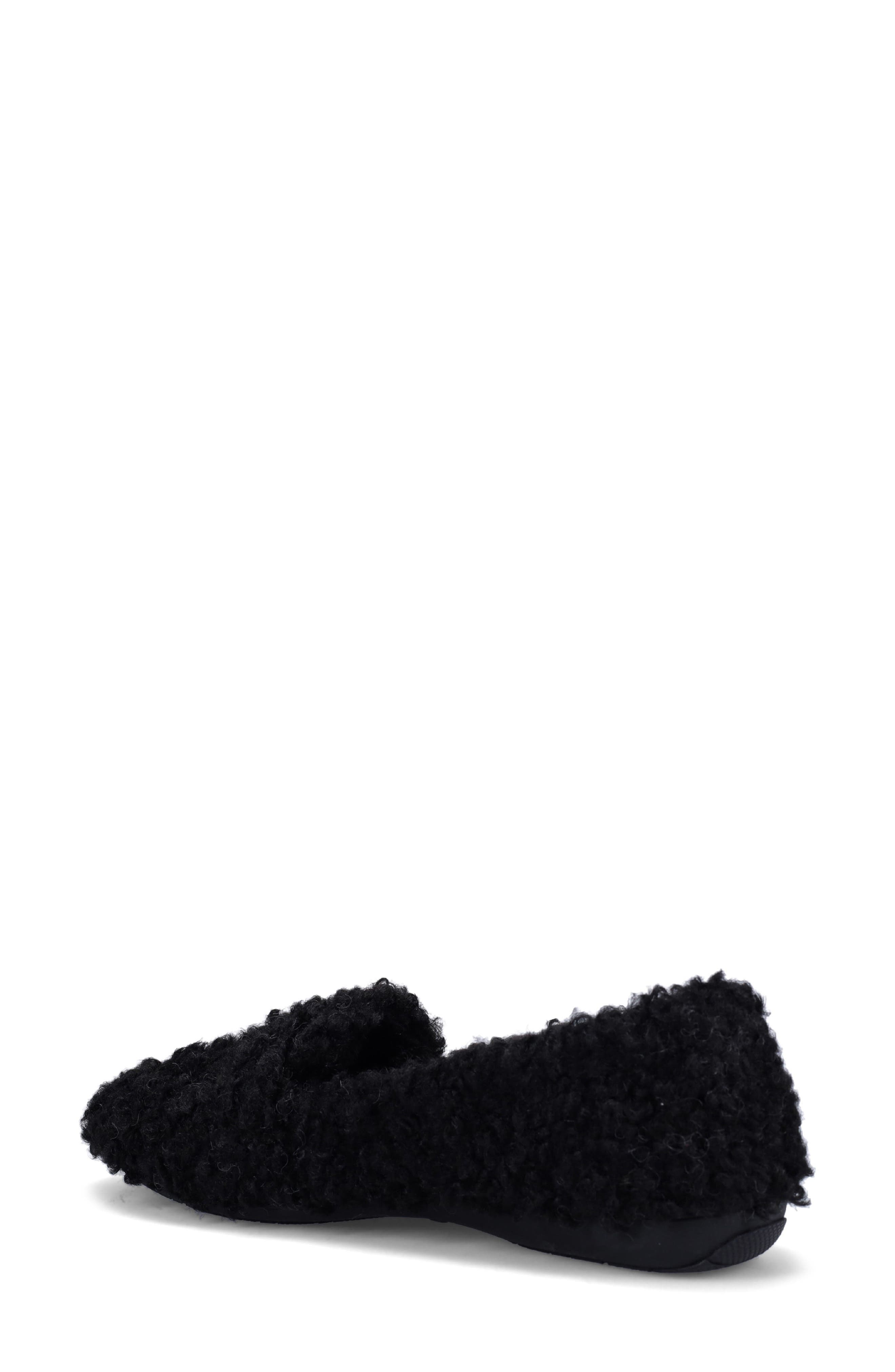 Ron White Teddy Wool Slipper, Alternate, color, Onyx
