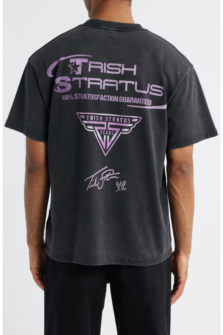 WWE Trish Stratus Graphic T-Shirt, Alternate, color, WASHED BLACK