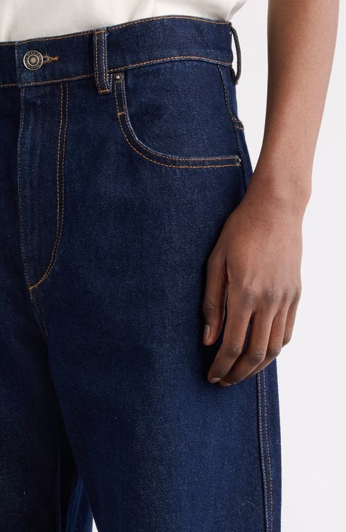 Isabel Marant Jameson Wide Leg Jeans In Blue