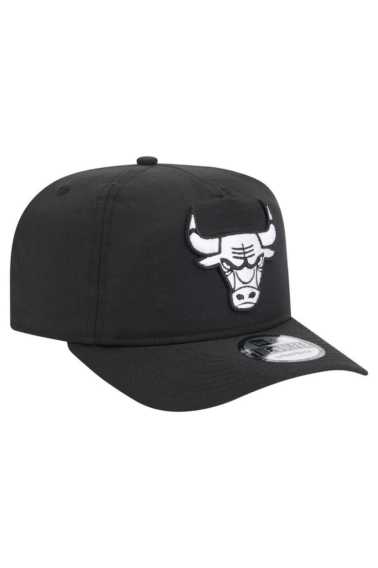Men's New Era Black Chicago Bulls Injection Everyday Golfer Adjustable Hat, Alternate, color, Black
