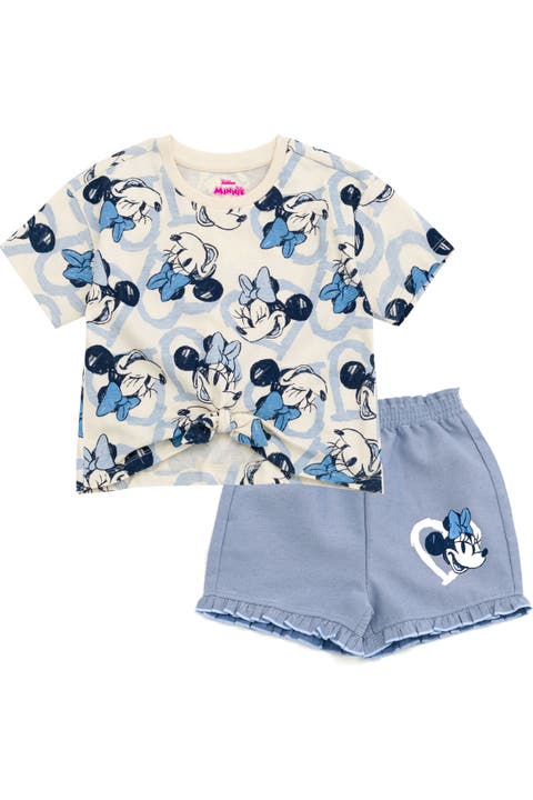 Minnie Mouse 2-Piece T-Shirt and Chambray Shorts Set