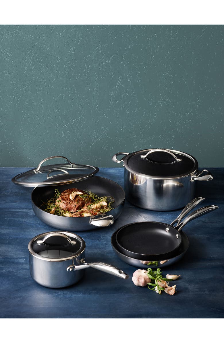 Scanpan HaptIQ 4-Quart Stainless Steel Sauce Pan, Alternate, color, Silver