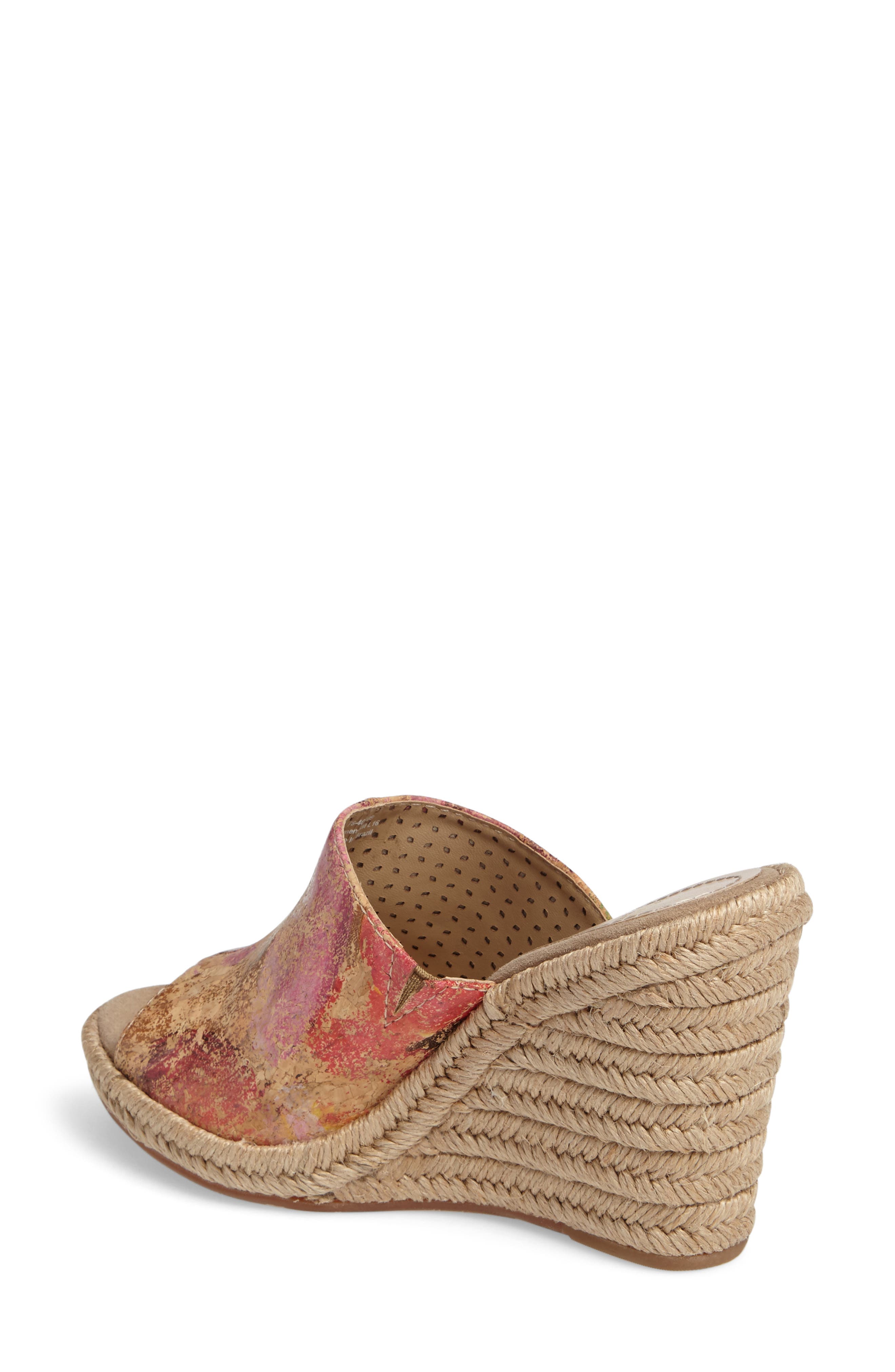 Johnston & Murphy Myrah Wedge Slide Sandal, Alternate, color, 