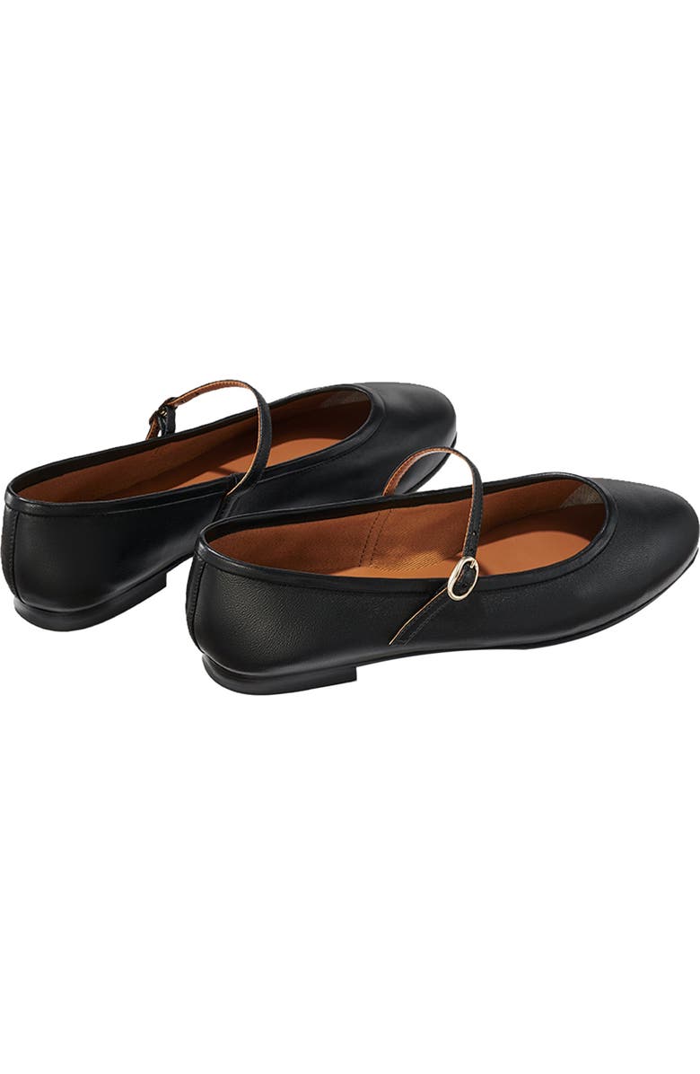 MARGAUX The Demi Jane Flat, Alternate, color, Black Nappa