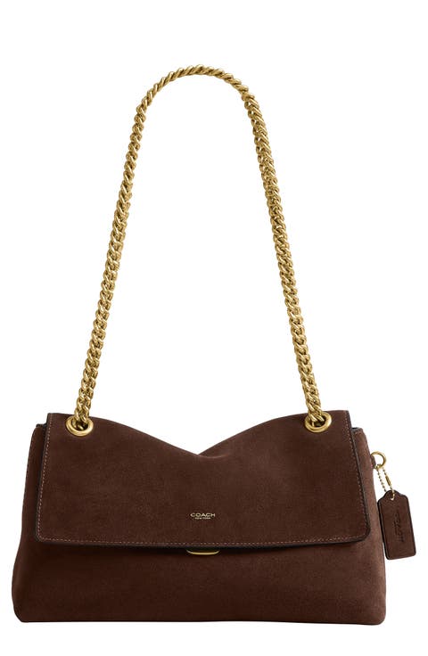 Chelsea 30 Suede Shoulder Bag