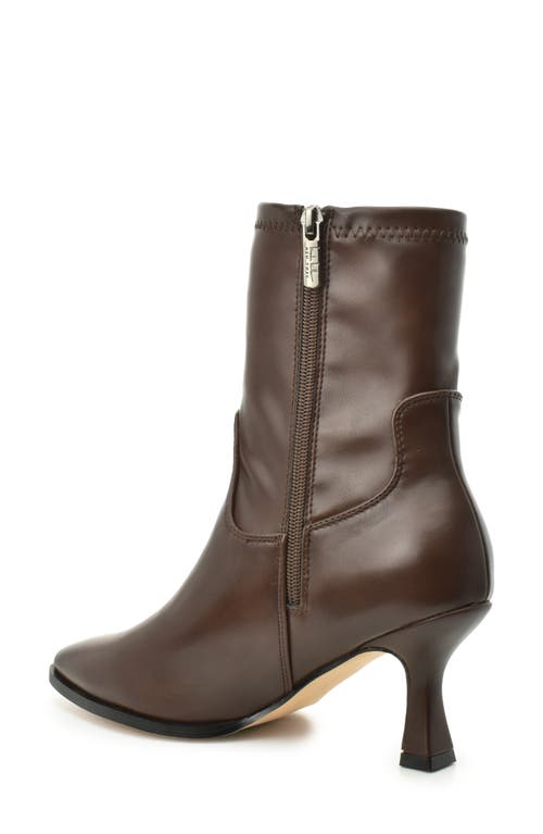 NICOLE MILLER NICOLE MILLER KITTEN HEEL STRETCH BOOTIE
