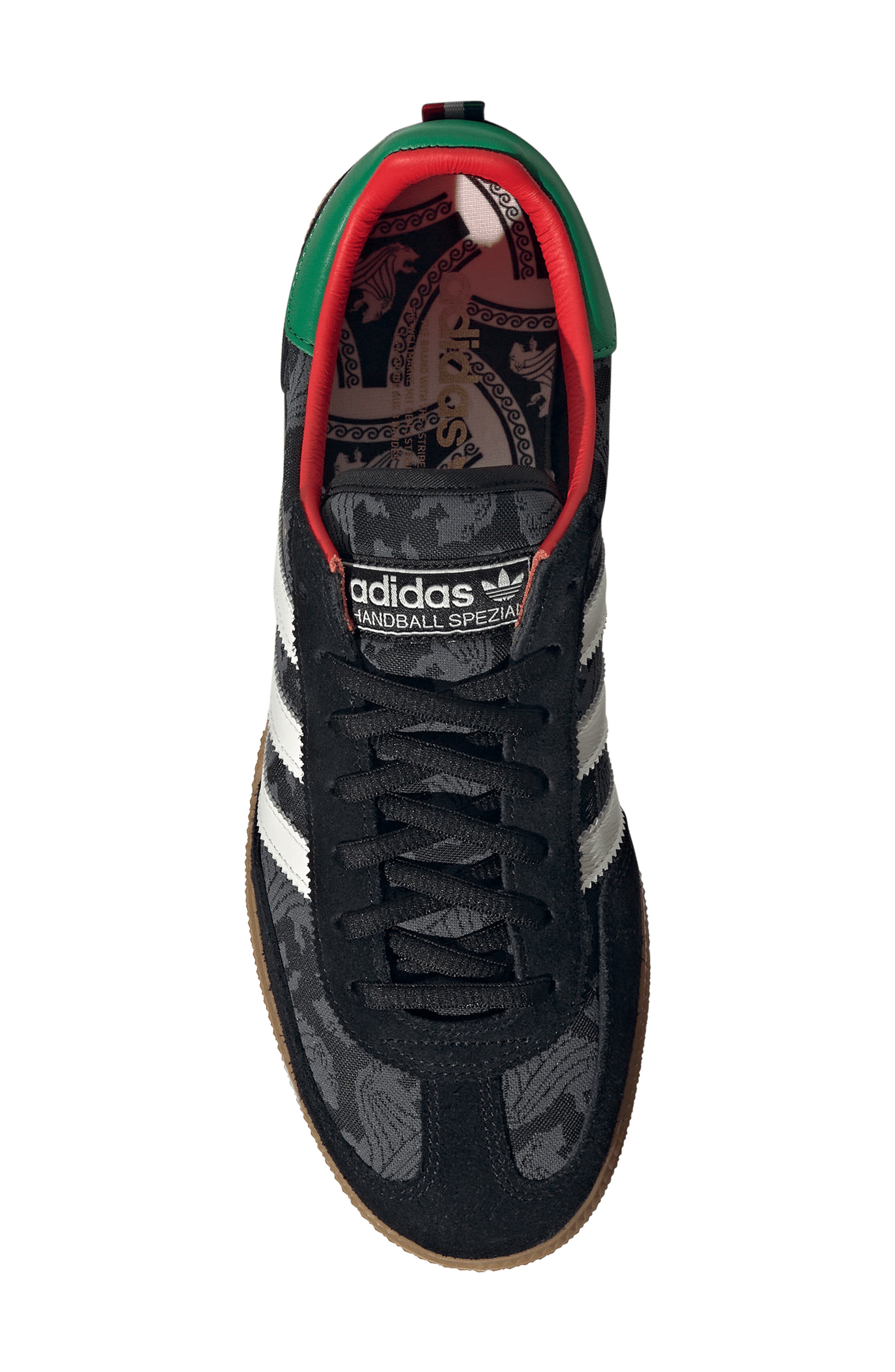 adidas Gender Inclusive Handball Spezial Sneaker, Alternate, color, Core Black/ Core White