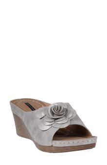 GOOD CHOICE NEW YORK Tokyo Floral Wedge Sandal