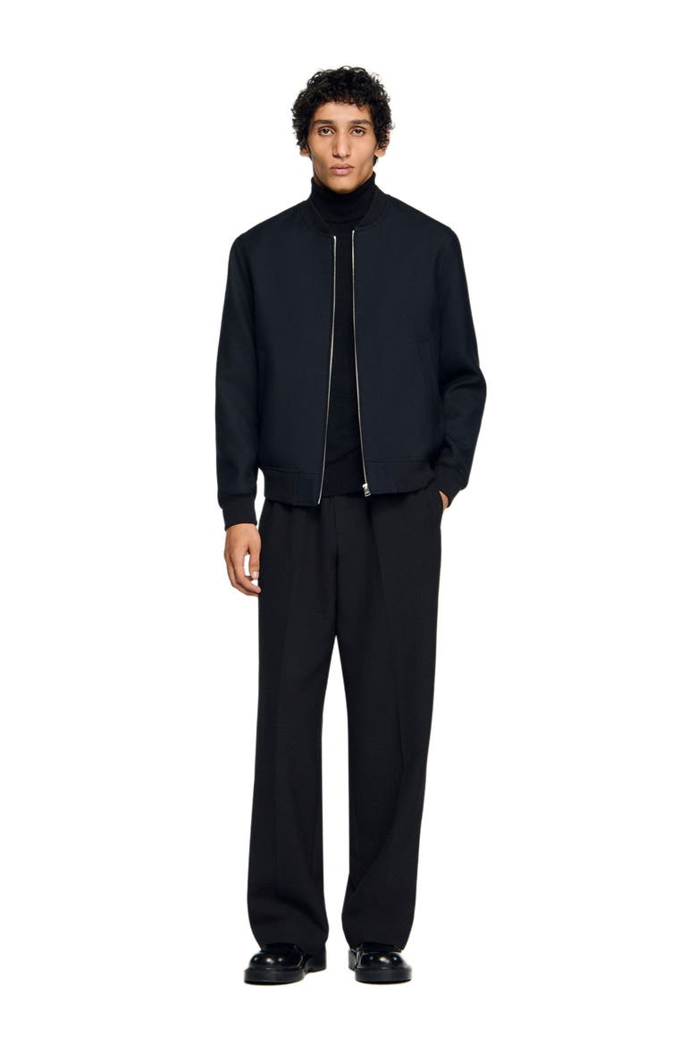 Zip-up jacket, Alternate, color, Navy blue