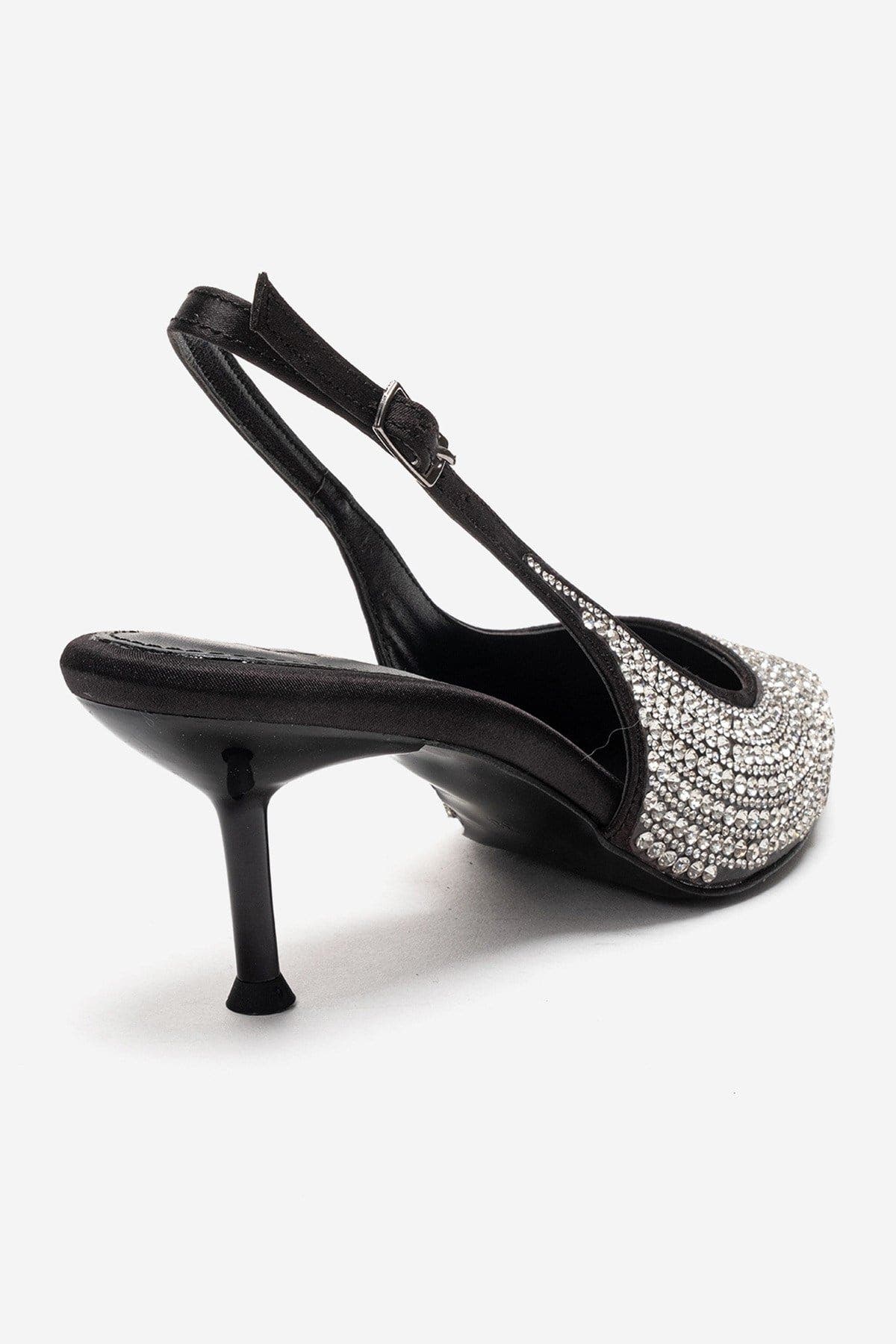 Prologue Shoes Yasmina Embellished Stiletto Pump, Alternate, color, Black